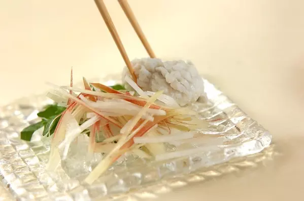 京のおばんざい 涼を呼ぶ ハモの落としの作り方2