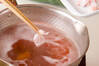 鶏ささ身のお吸い物の作り方の手順3