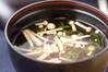 鶏ささ身のお吸い物の作り方の手順