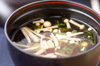 鶏ささ身のお吸い物