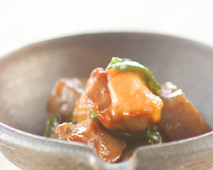 鶏肉と蒟蒻の甘辛煮