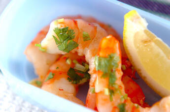 エビのスイートチリレモン