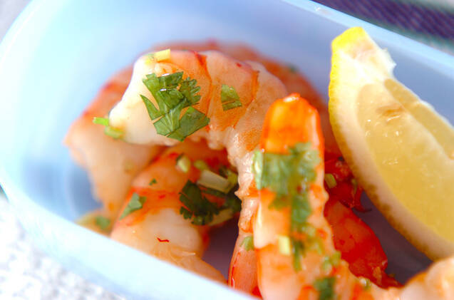 エビのスイートチリレモン