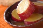 サツマイモのオレンジ煮