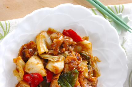 春キャベツの炒め物