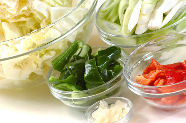 春キャベツの炒め物の作り方の手順1