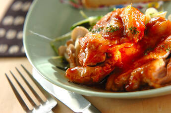 チキンのケチャップ焼き