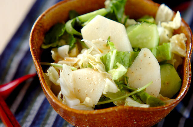梨と白菜のサラダ