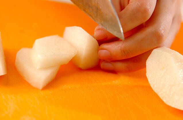 梨と白菜のサラダの作り方の手順1