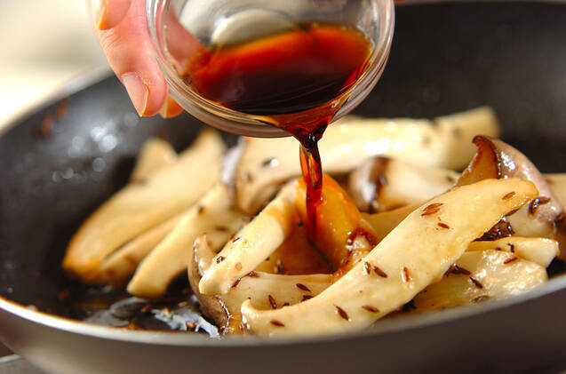 エリンギのクミンマリネの作り方の手順4