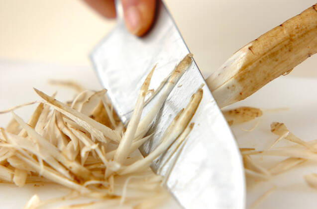 根菜バーグの作り方の手順2