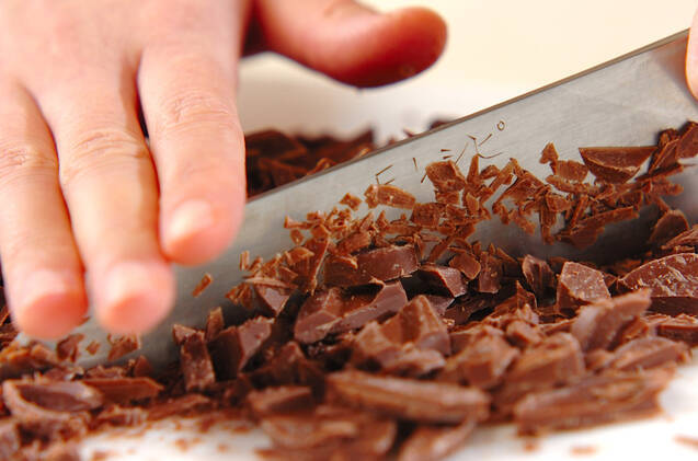 型抜き生チョコの作り方の手順1