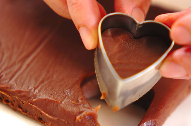 型抜き生チョコの作り方の手順5