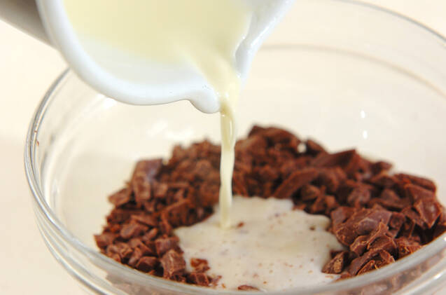 型抜き生チョコの作り方の手順3