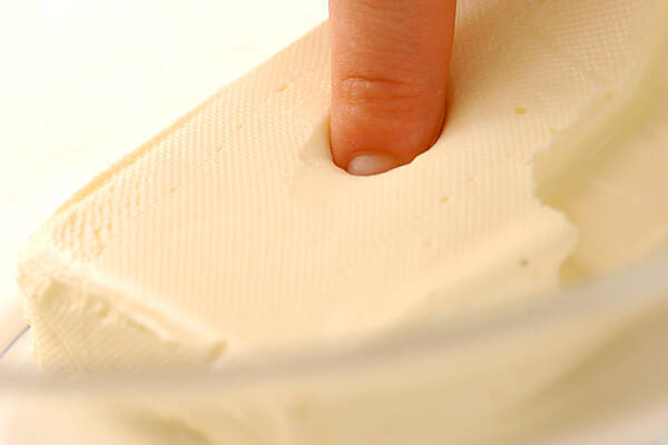 簡単チーズケーキの作り方の手順1
