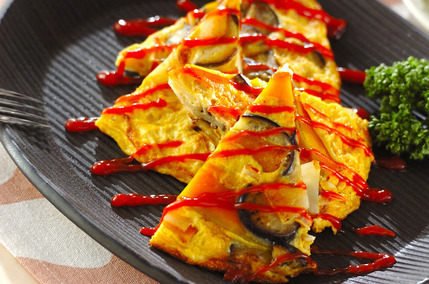 具だくさんオムレツ