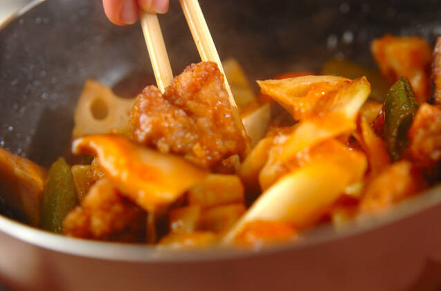 和風酢豚の作り方の手順11