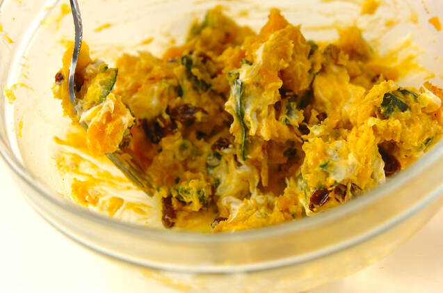 カボチャの春巻きの作り方の手順4