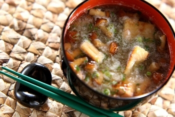 ナメコおろし汁