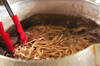年越し明太トロトロそばの作り方の手順1