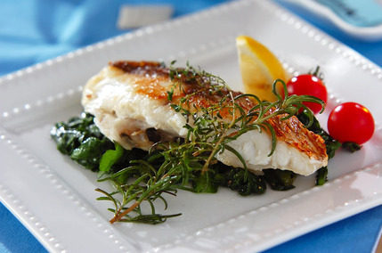 鯛のハーブ焼き