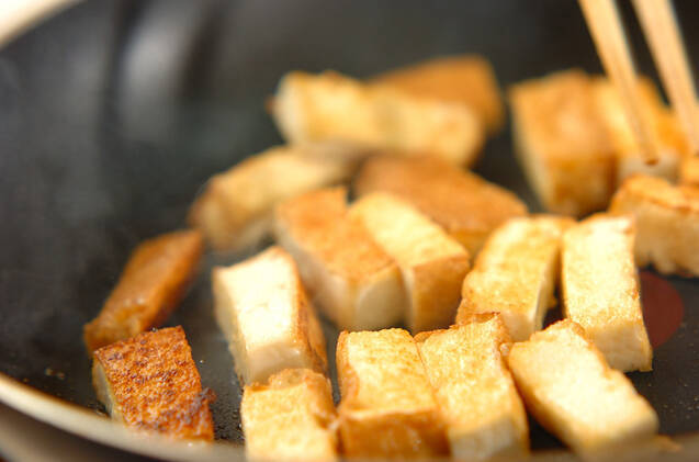 厚揚げのきんぴらの作り方の手順4