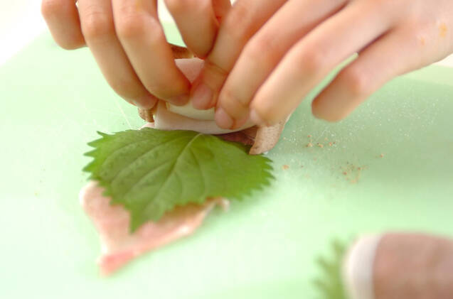 エリンギの肉巻きの作り方の手順2