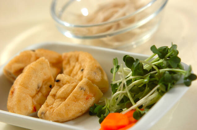 がんもとゴボウの含め煮の作り方の手順1