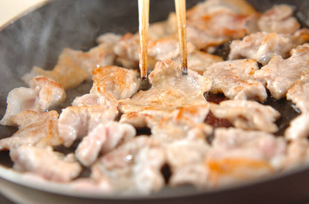 ショウガ焼きのサラダ仕立ての作り方の手順6