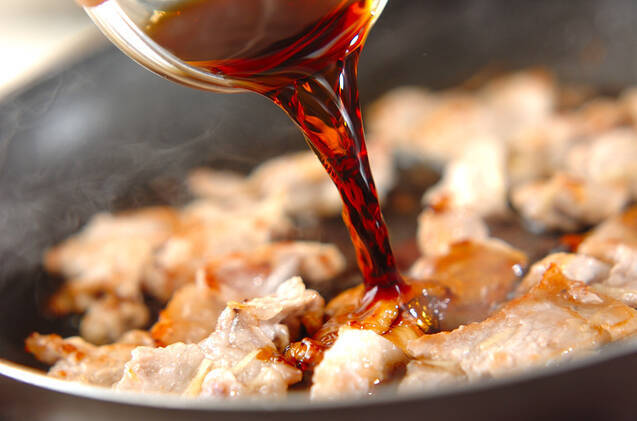 ショウガ焼きのサラダ仕立ての作り方の手順7