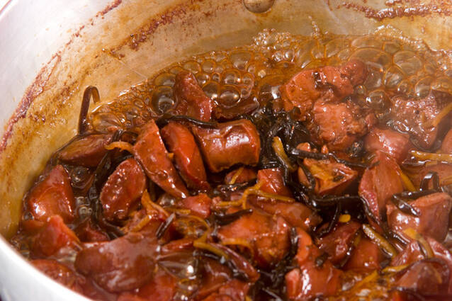 鶏もつのショウガ煮の作り方の手順5