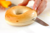 パンプキンベーグルの作り方3