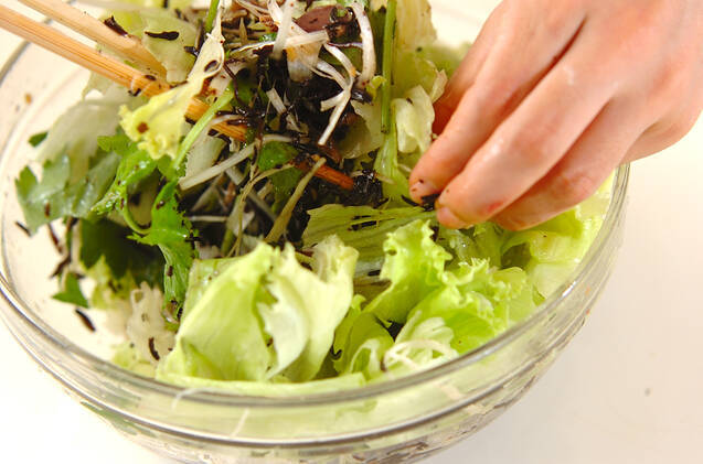 芽ヒジキのサラダの作り方の手順8