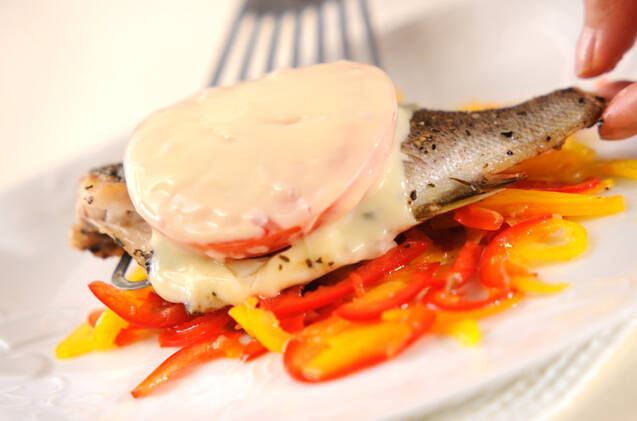 イサキのトマトチーズ焼きの作り方の手順6