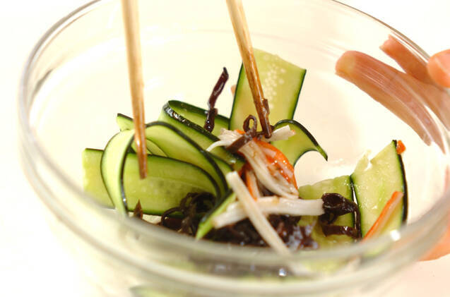 キクラゲサラダの作り方の手順2