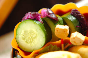 キュウリのしばサンド