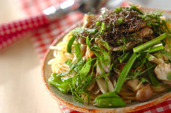 和風キノコパスタ