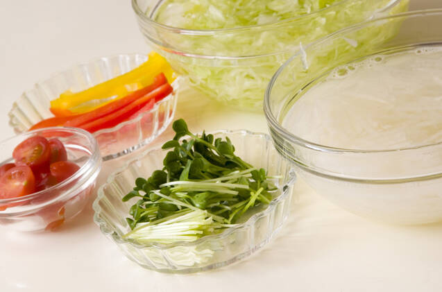 和風パスタボウルの作り方の手順2