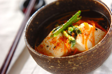 豆腐の野菜あんかけ