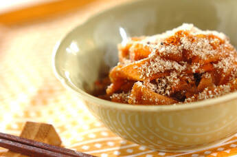 ひらひらニンジンきんぴら