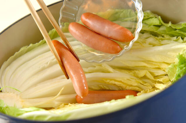 白菜のくったり煮の作り方の手順2