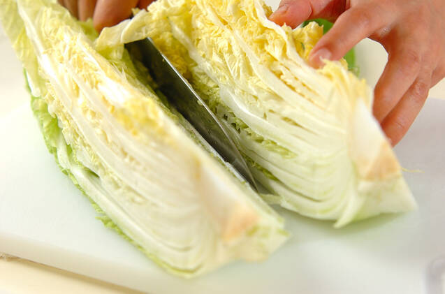白菜のくったり煮の作り方の手順1