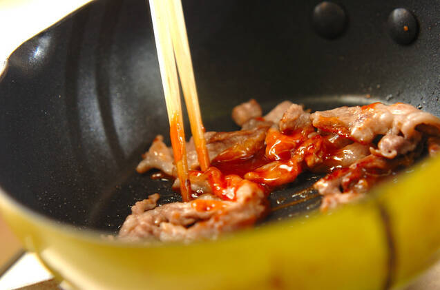 ポークケチャップの作り方の手順2