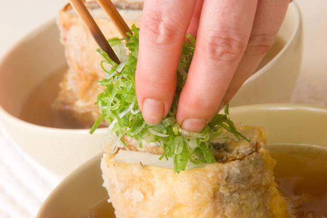豆腐のはさみ揚げ汁の作り方の手順4