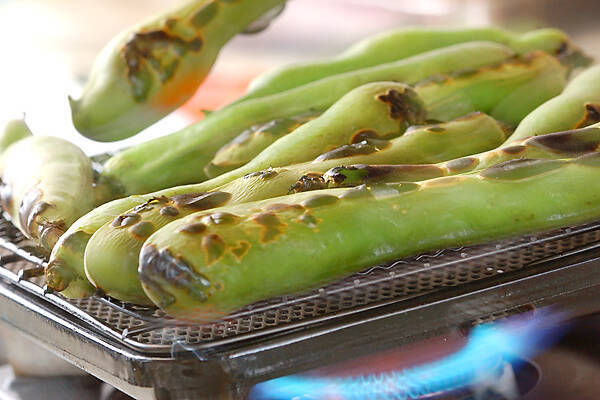 焼きソラ豆の作り方の手順2