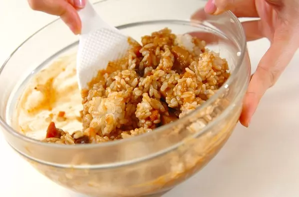 レトルトカレードリアの作り方2