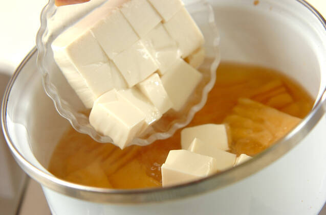 焼きタケノコのスープの作り方の手順3