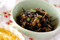 ヒジキのみそ炒め