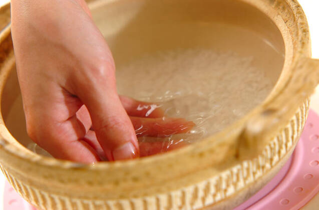 小豆粥の作り方の手順2