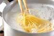 キノコのスパゲティの作り方の手順3